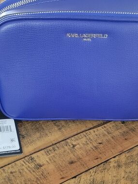 Karl Lagerfeld Women's Cobalt Blue Belt Bag